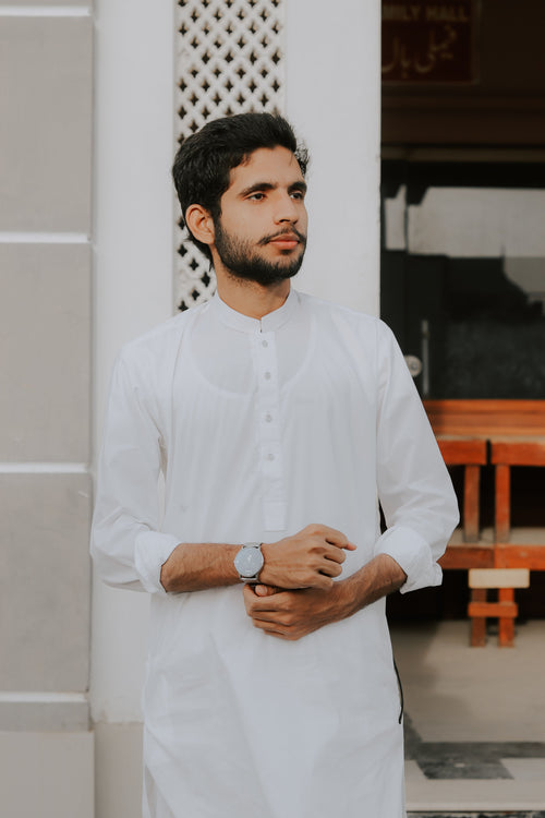 Demo ivory kurta