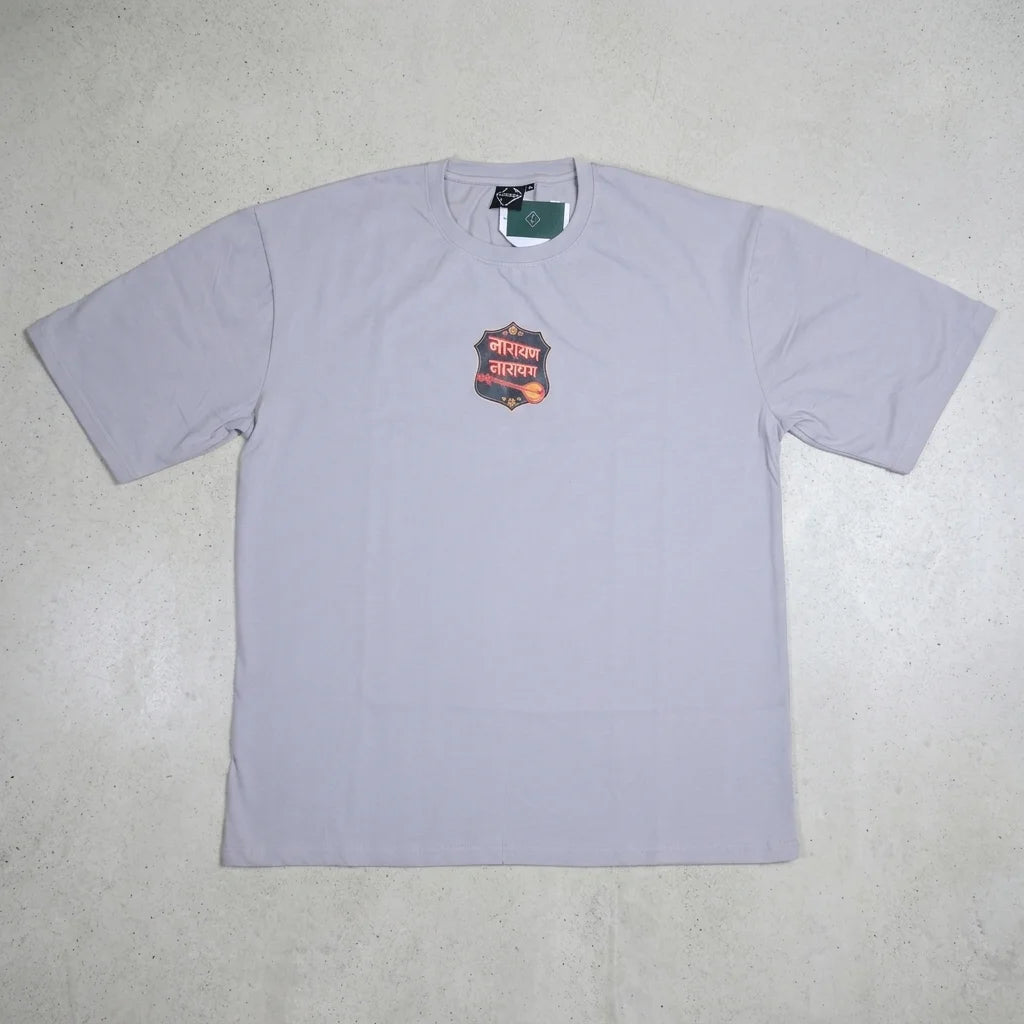 IndiThrob Divine Narad Muni oversized T-shirt front view